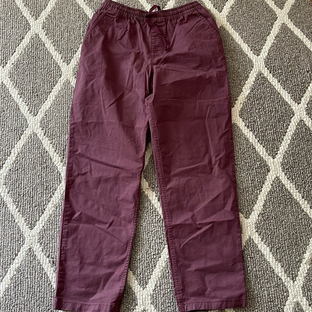 Vans Pants Burgundy very cute! Xsmall
